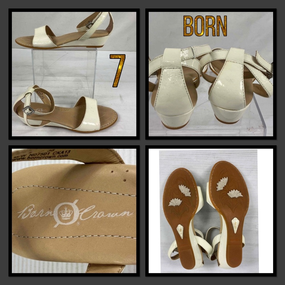 Born leather sandals size 7